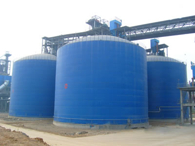 明山水泥钢板库改造