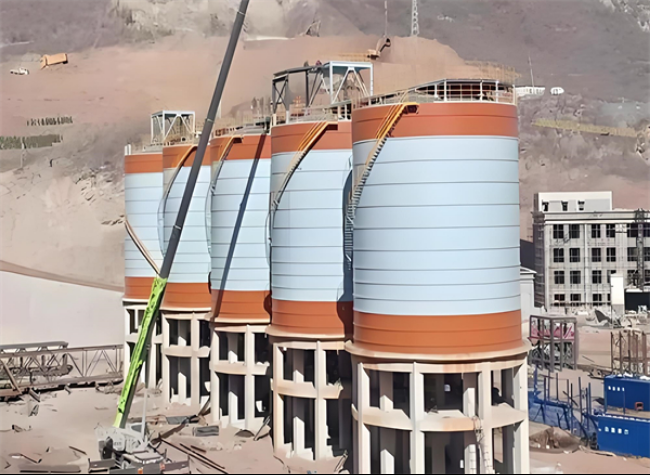 明山高架钢板仓