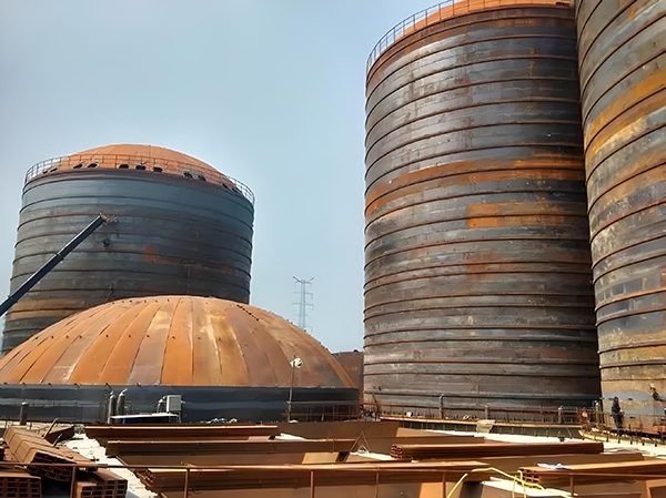 明山焦粉钢板仓